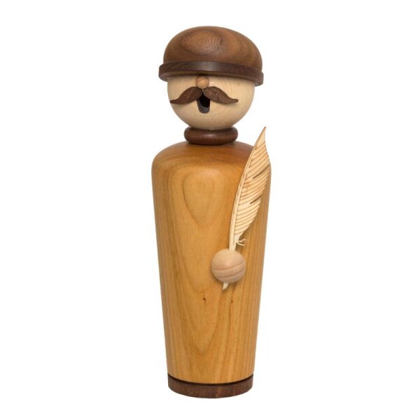 Meisterstück Rauchfigur Poet Kirschbaum 17 cm