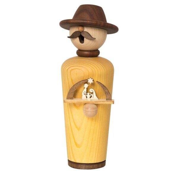 Meisterstück Rauchfigur Schwibbogenbauer Lärche 17 cm