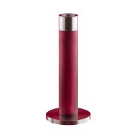 Ulmik Stehlenleuchter rot 17 cm