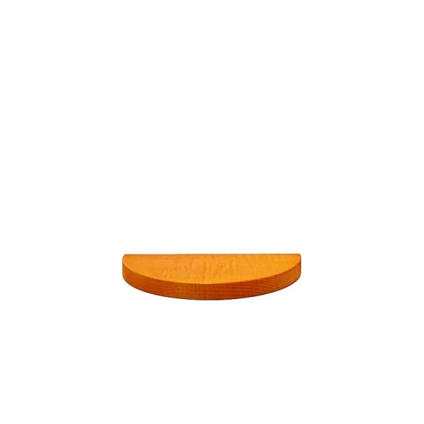 Grundbrett 230 halbrund Esche orange