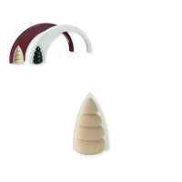 Baumhälfte Glas 7 cm für LB-341 natur